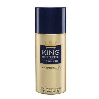 DESODORANTE A. B. KING OF SEDUCTION ABSOLUTE DESOD 150 ML  - Código 11191-1