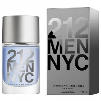 Perfume Masculino Carolina Herrera 212 Men Nyc  Eau de Toilette 30ml