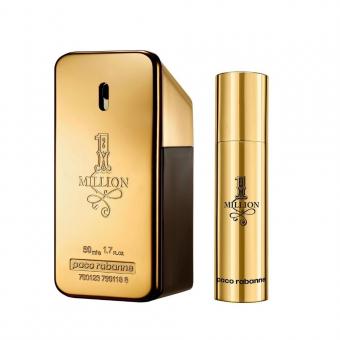 Kit Coffret Masculino Paco Rabanne 1 Million Eau de Toilette 50ml+Travel Size 10ml