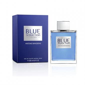 A. B. BLUE SEDUCTION MASC 200 ML - Código 8024-1