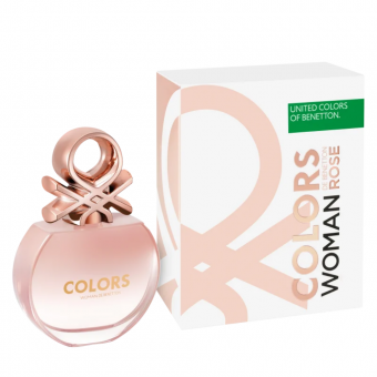 UNIT BNT COLORS ROSE WOMAN EDT 50 ML - Código 13629-1