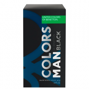 Benetton Perfume Masculino Benetton Colors Man Black Eau de Toilette 100ml