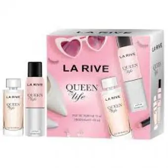 EST.LA RIVE QUEEN OF LIFE FEM EDP 75 ML+DESOD 150 ML - Código 13923-1