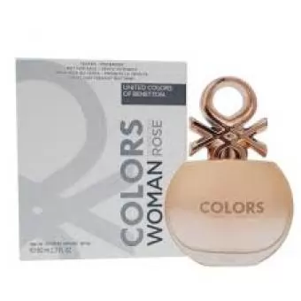 TESTER FEMININO UNIT BNT COLORS ROSE WOMAN EDT 80 ML - Código 14329-1