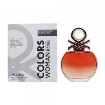 TESTER UNIT BNT COLORS WOMAN ROSE INTENSO EDP 80 ML  - Código 15023-1