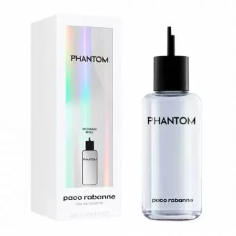 Perfume Masculino Paco Rabanne Phantom Refil Eau de Toilette 200ml