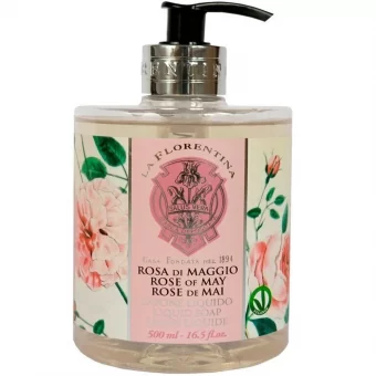 LA FLORENTINA SABONETE LIQUIDO ROSA DI MAGGIO 500 ML - Código 16129-1