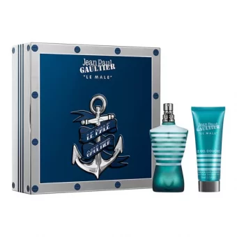  Perfume Masculino Kit Coffret JEAN PAUL GAULTIER  Le Male 75ml + Shower Gel 75ml