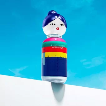 Benetton  Perfume Feminino Coffret United Colors Sisterland Blue Neroli 80ml + Body Lotion 75ml 