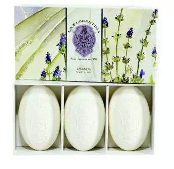 KIT LA FLORENTINA SABONETE LAVANDA 3 UN C/ 150 G  - Código 16384-1