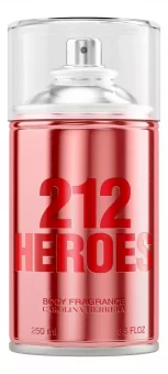 CH BODY SPRAY 212 HEROES FEM 250 ML - Código 16429-1