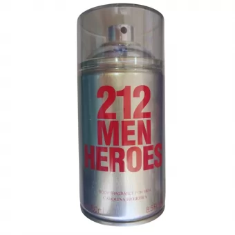 CH BODY SPRAY 212 HEROES MASC 250 ML - Código 16430-1