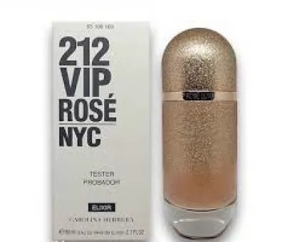 TESTER CH 212 VIP ROSÉ ELIXIR FEM 80 ML - Código 16530-1