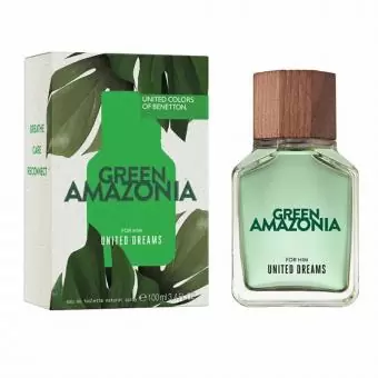 UNIT BNT COLORS GREEN AMAZONIA EDT MASC 100 ML  - Código 16640-1