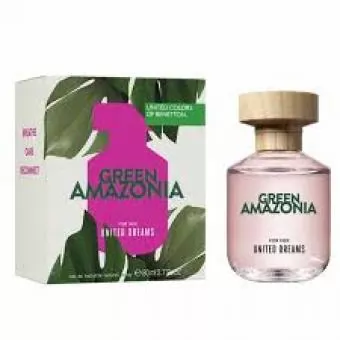 UNIT BNT COLORS GREEN AMAZONIA EDT FEM 80 ML  - Código 16641-1