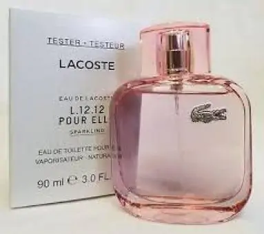 TESTER FEMININO LACOSTE L.12.12 ROSE FEM 100 ML - Código 16710-1