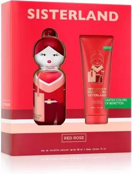 EST. UNIT BNT SISTER RED ROSE EDT 80 ML+BL 75 ML - Código 16827-1