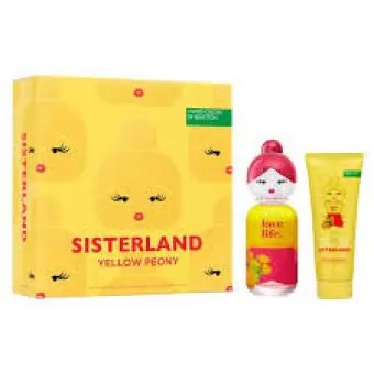 EST. UNIT BNT SISTER YELLOW PEONY EDT 80 ML+BL 75 ML - Código 16830-1