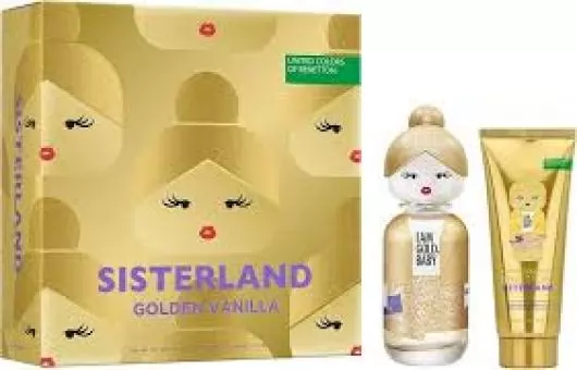 EST. UNIT BNT SISTER GOLDEN VANILLA EDT 80 ML+BL 75 ML - Código 17073-1