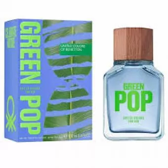 UNIT BNT COLORS GREEN POP EDT 100 ML - Código 17401-1