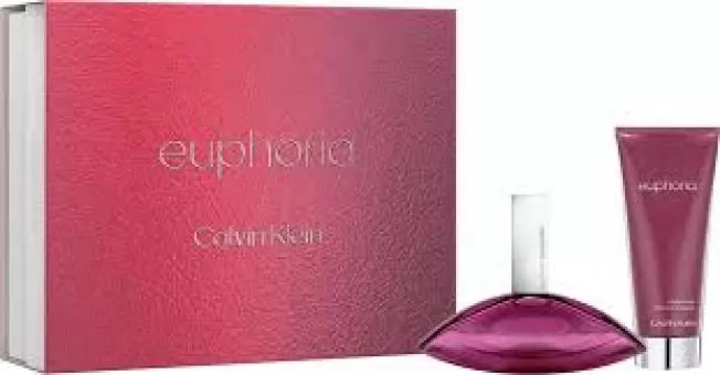 EST. CALVIN KLEIN EUPHORIA EDP 100 ML+BODY LOTION 100 ML - Código 17559-1